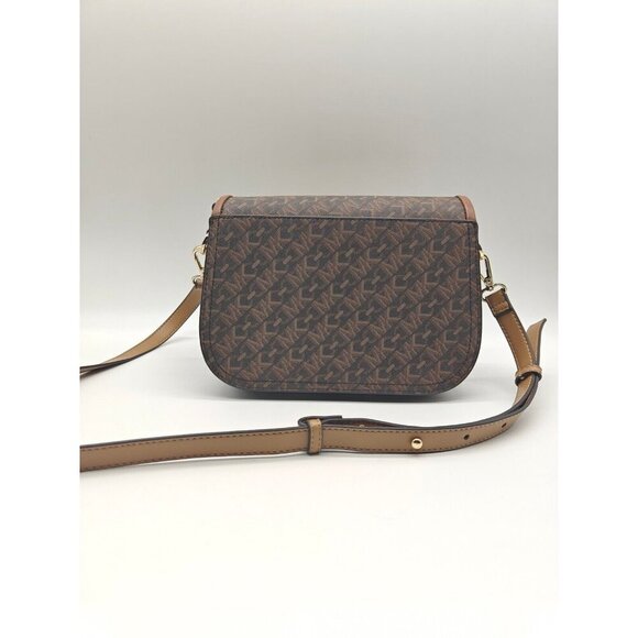 MICHAEL KORS Parker logo monogram faux-leather small crossbody - Brown(Modified) - Picture 10 of 12